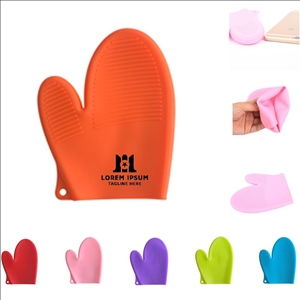 Textured Silicone Heat-Resistant Oven Gloves
